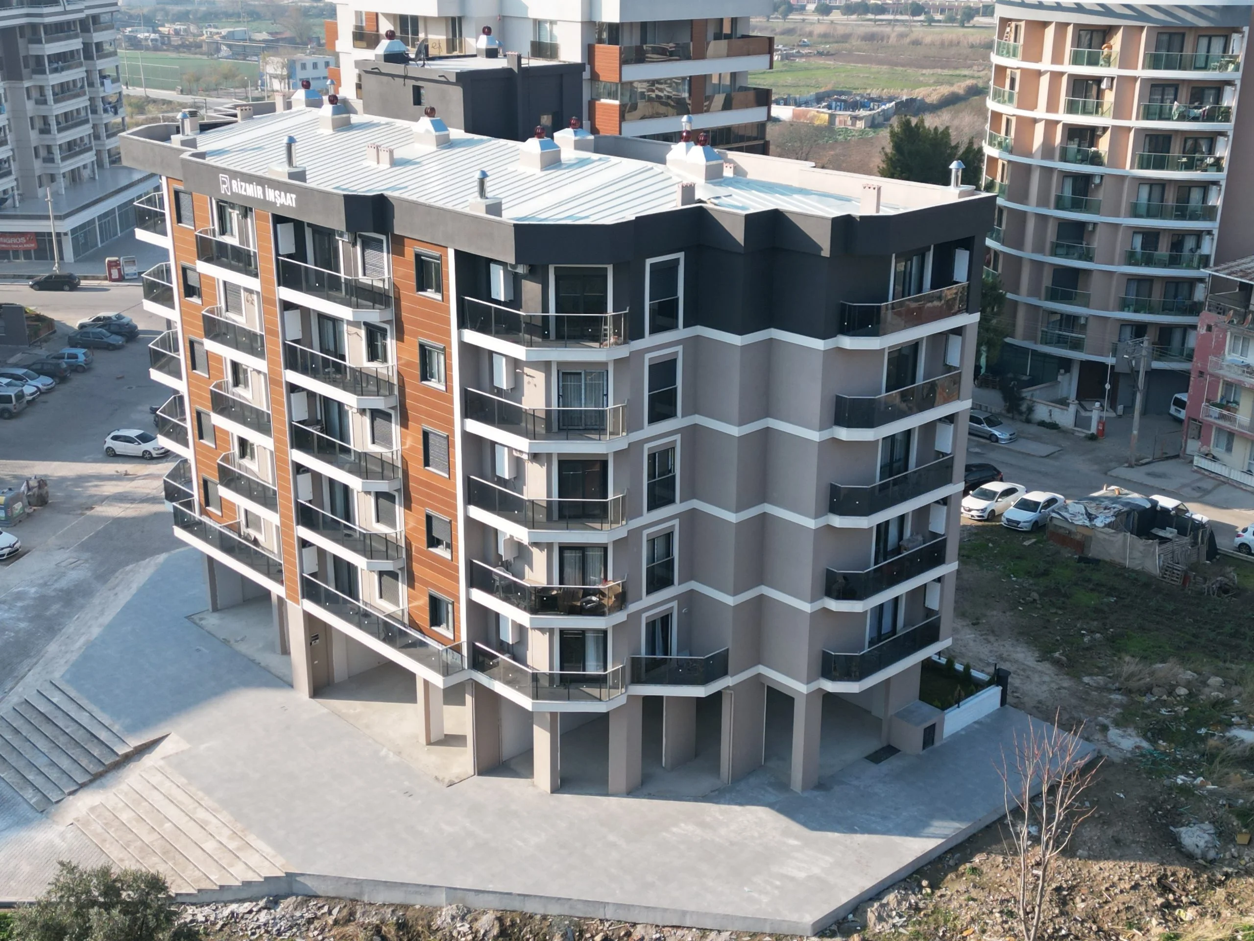 Sun Rezidans — Drone görünümü — kuşbakışı genel görünüm